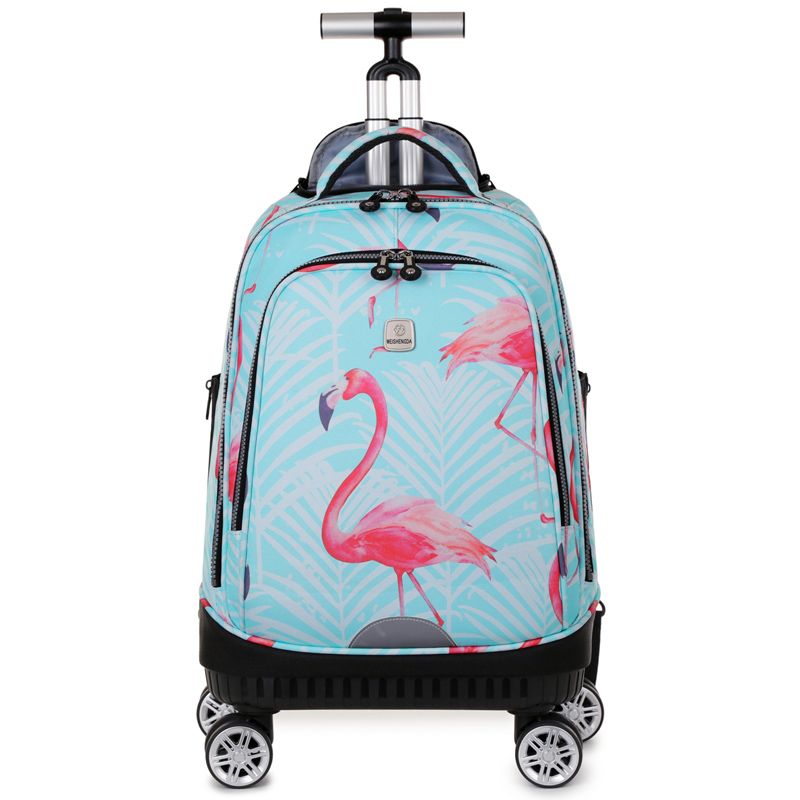 Rolling Backpack with Spinner  - đánh giá và giá Foldable Rolling Luggage Bag