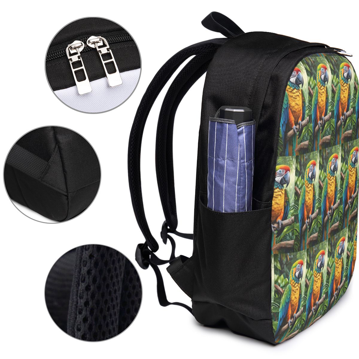 Cute Macaw Parrots Backpack Tr - đánh giá và giá Travel Bags