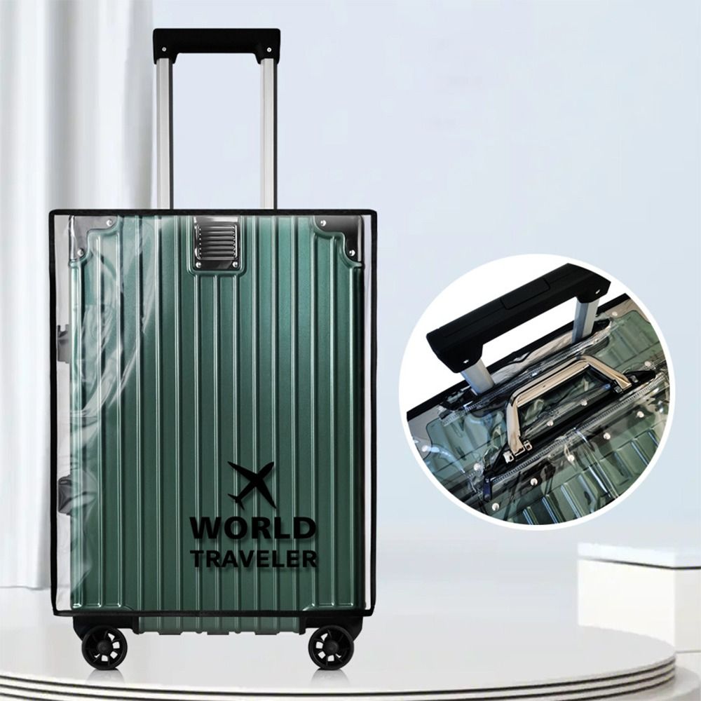 PVC Transparent Luggage Cover  - đánh giá và giá Waterproof Suitcase Cover Protector