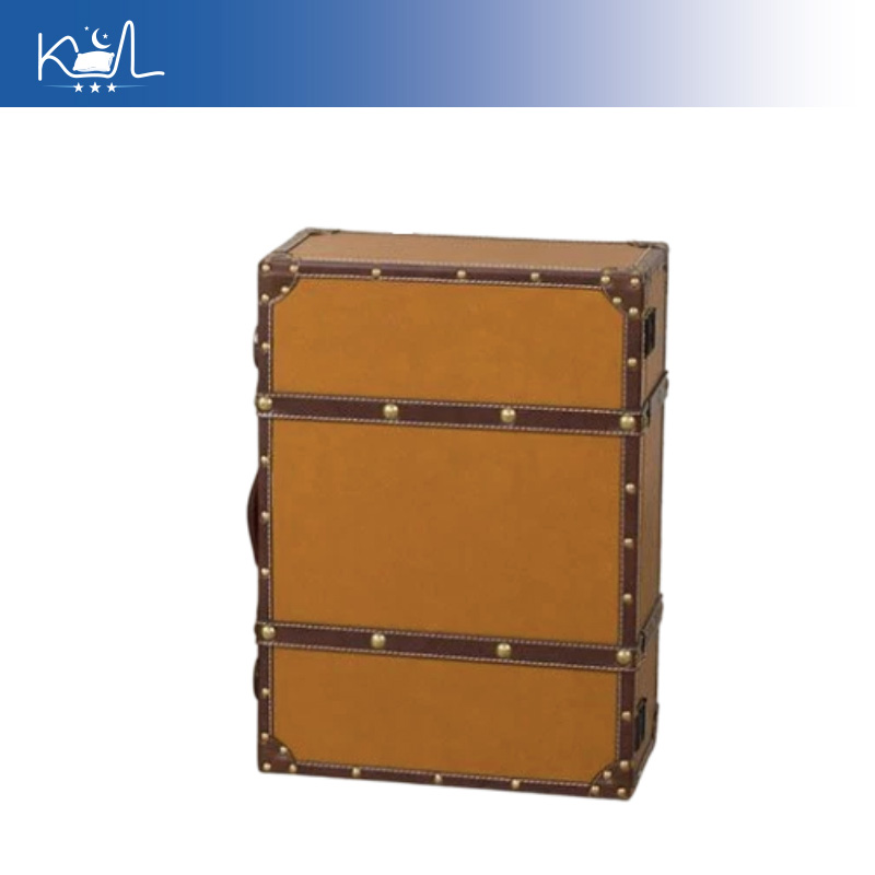 Vintage Orange Decorative Suit - đánh giá và giá Retro Vintage Trunk Suitcase