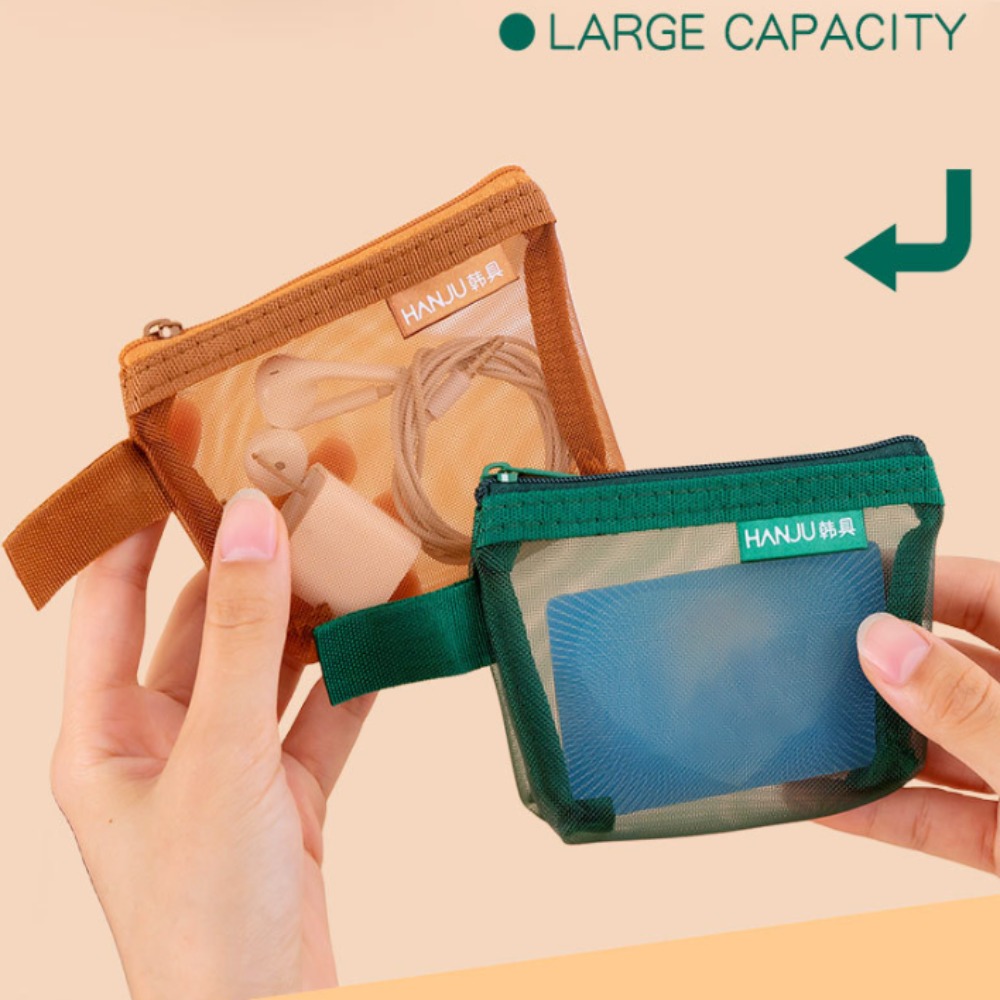 New Mesh Fabric Travel Grid Ba - đánh giá và giá Wallets