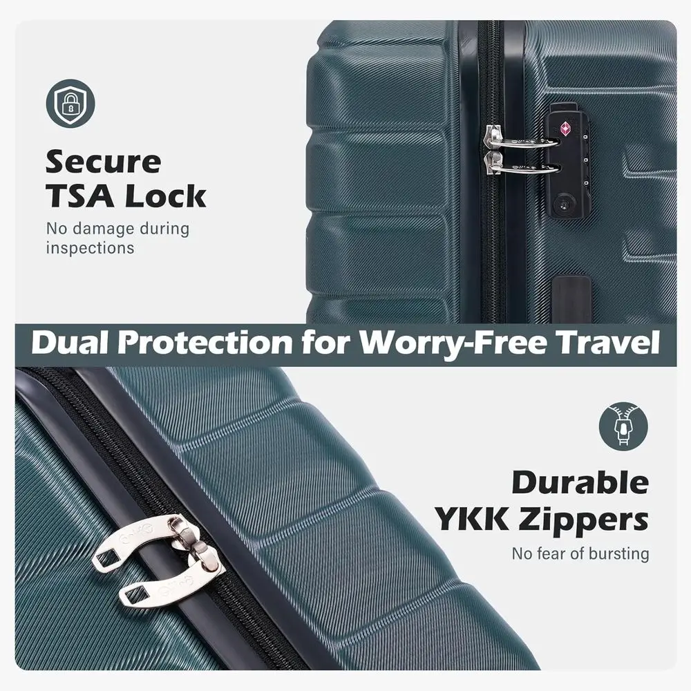 3-Piece Hard Shell Spinner Lug - đánh giá và giá Expandable Hard Shell Luggage Set