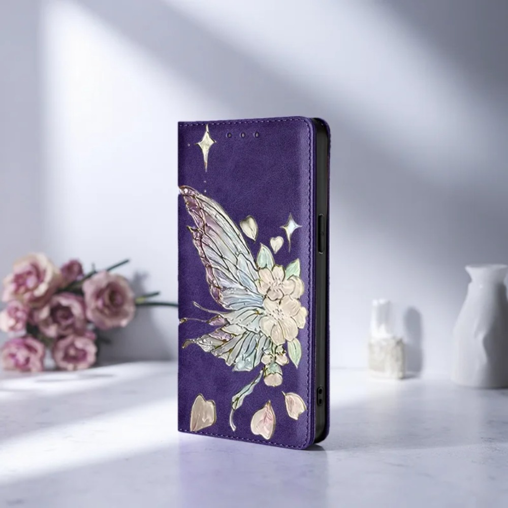 Painted Magnetic Flip Leather  - đánh giá và giá Wallets